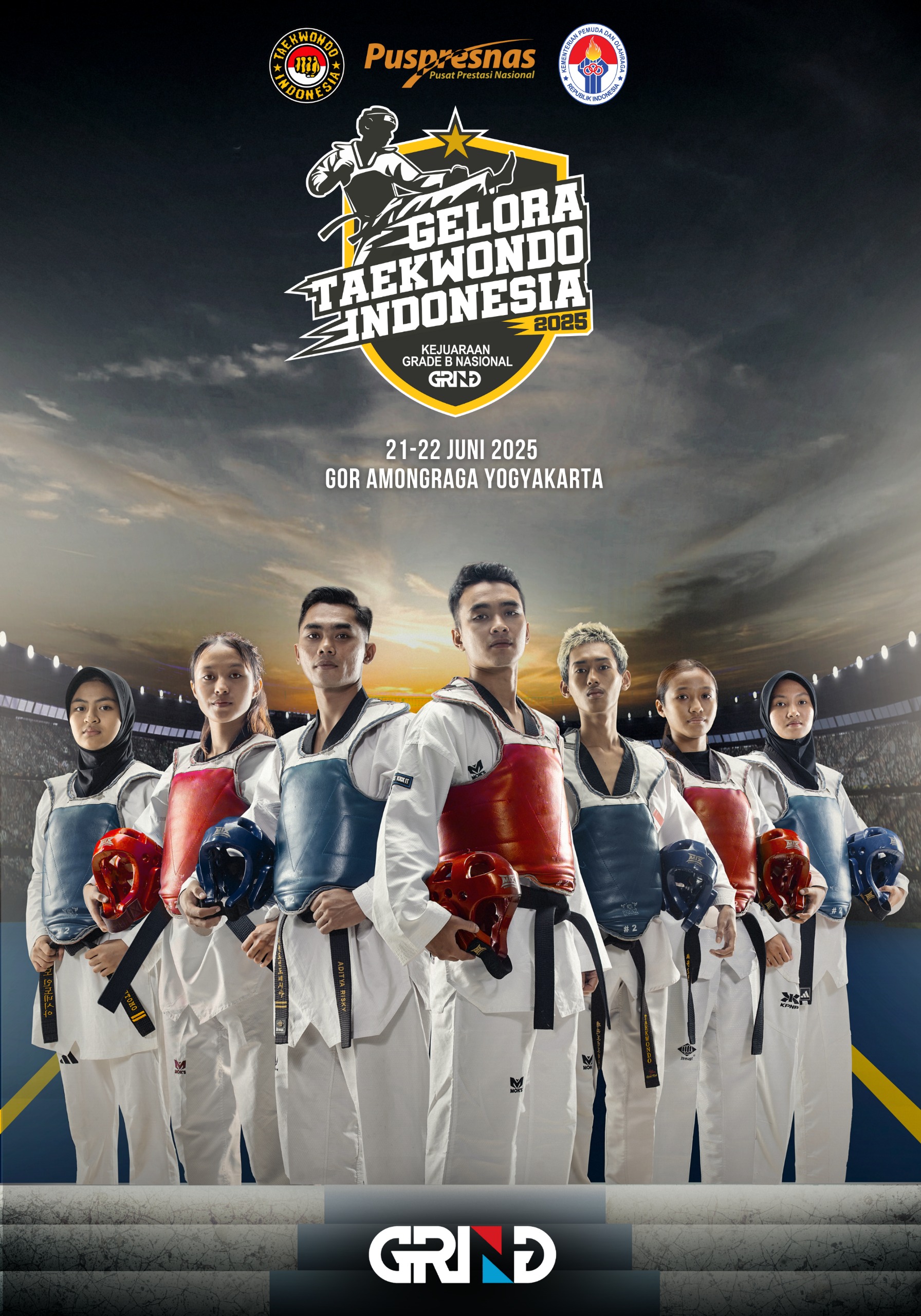 Panggung Juara Taekwondo Indonesia TAEKWONDO INDONESIA HIGHKICK JOGJA